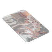 メリークリスマスレッドミニマリストフォトマグネット マグネット (右側)