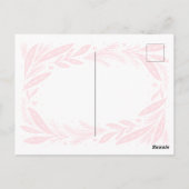 メリークリスマスレッドリース ポストカード (裏面)