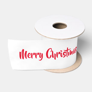 メリークリスマスレッドワードサテンリボン サテンリボン