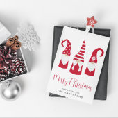 メリークリスマスレッド格言ホリデーカード シーズンカード