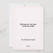 メリークリスマスレッド&グリーンウォーターリース シーズンカード (裏面)