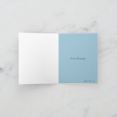 メリークリスマスレッド&グリーンリース シーズンカード (内部)