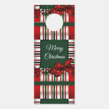 メリークリスマスレッド・グリーン・プレイド