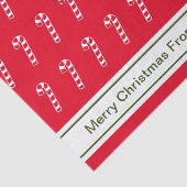 メリークリスマスレッド&ホワイトキャンディカンの名前 薄葉紙 (詳細)