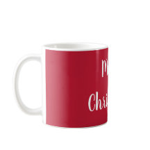 メリークリスマスレッド&ホワイトタイポグラフィフェスティバル