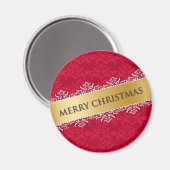メリークリスマスレッド – マグネット (正面/裏面)