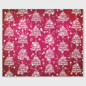 メリークリスマスレッド《写真》ぼけ味ヤギのクリスマスツリー ラッピングペーパー (フラット)