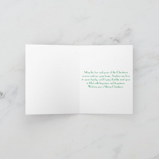 メリークリスマスレトロシャメネコ シーズンカード (内部)