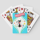 メリークリスマスレトロシャメネコ トランプ (裏面)