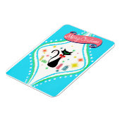 メリークリスマスレトロシャメネコ マグネット (左側)