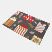 メリークリスマスレトロスターズ ドアマット (アングル)