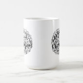 メリークリスマスレトロタイポグラフィ モーフィングマグカップ (中央)