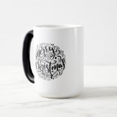 メリークリスマスレトロタイポグラフィ モーフィングマグカップ (正面左)