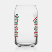 メリークリスマスレトロマーキー – Joy to the World ガラス缶 (左)