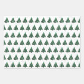 メリークリスマスレトロヴィンテージクリスマスパーティー雪だるま ラッピングペーパーシート (正面)