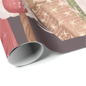 メリークリスマスレトロヴィンテージサンタクロース ラッピングペーパー (ロールコーナー)