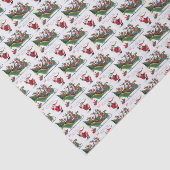 メリークリスマスレトロヴィンテージサンタ 薄葉紙 (詳細)