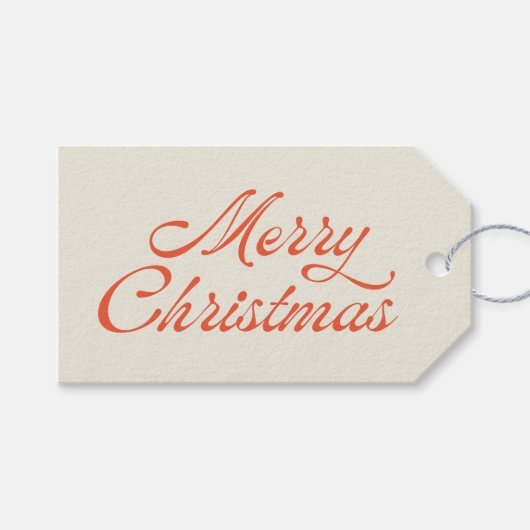 メリークリスマスレトロヴィンテージホリデイトゥfrom ギフトタグ (正面(横))