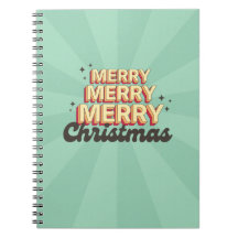 メリークリスマスレトロ3dデザイン文字