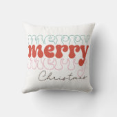 メリークリスマスレトロ クッション (裏面)