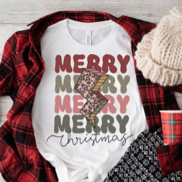 メリークリスマスレトロ Tシャツ