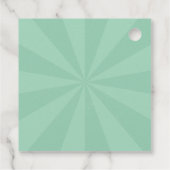 メリークリスマスレトロgroovy 3dデザイン文字 フェイバータグ (裏面)