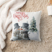 メリークリスマスレル クッション (ブランケット)