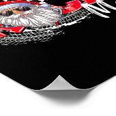 メリークリスマスレースカークリスマスズレーシングサンタクロースP ポスター (角)