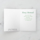 メリークリスマスロックフェラーセンタースケーター シーズンカード (内部)