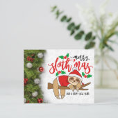 メリークリスマスロッスホリデーカードハガキ シーズンポストカード (スタンド正面)