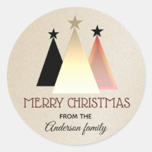 メリークリスマスローズゴールドモノグラム