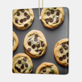 メリークリスマスワイア生地 | おもしろい Cookie Pun セラミックオーナメント (左)