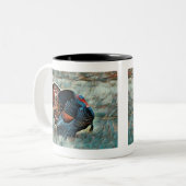 メリークリスマスワイルドターキーツートーンコーヒーマグ ツートーンマグカップ (正面左)