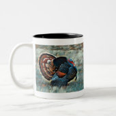 メリークリスマスワイルドターキーツートーンコーヒーマグ ツートーンマグカップ (左)