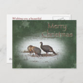 メリークリスマスワイルドターキー シーズンポストカード (正面/裏面)