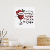 メリークリスマスワインパーティー ポスター (キッチン)