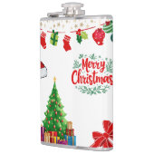 メリークリスマスワインフラスコ フラスク (左)