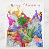 メリークリスマスワインラベル格言パーティー おもしろい ワインラベル (シングルラベル)