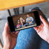 メリークリスマスワンフォト雪カラフル片 シーズンカード