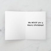 メリークリスマスワンワン カード (内部)
