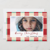 メリークリスマスヴィンテージのプレイドカスタムの写真 シーズンカード (正面)