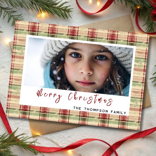 メリークリスマスヴィンテージのプレイドカスタムの写真 シーズンカード