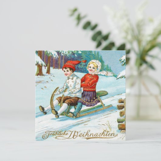 メリークリスマスヴィンテージの休日 シーズンカード (スタンド正面)