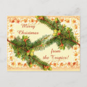 メリークリスマスヴィンテージはがき シーズンポストカード (正面)