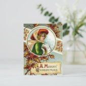 メリークリスマスヴィンテージはがき シーズンポストカード (スタンド正面)