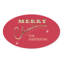 メリークリスマスヴィンテージオーナメント – ステッカー