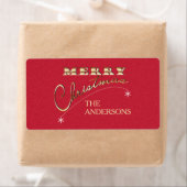 メリークリスマスヴィンテージオーナメント – ラベル (インサイチュ)