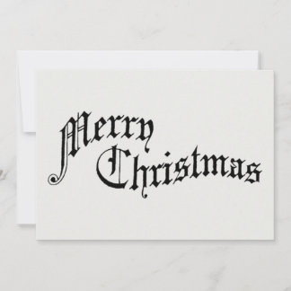 メリークリスマスヴィンテージオールドファッションドタイポグラフィ シーズンカード