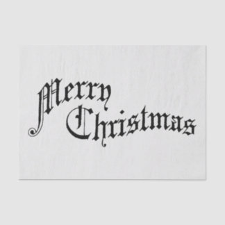 メリークリスマスヴィンテージオールドファッションドタイポグラフィ 薄葉紙