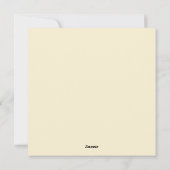 メリークリスマスヴィンテージカークリスマスツリー シーズンカード (裏面)